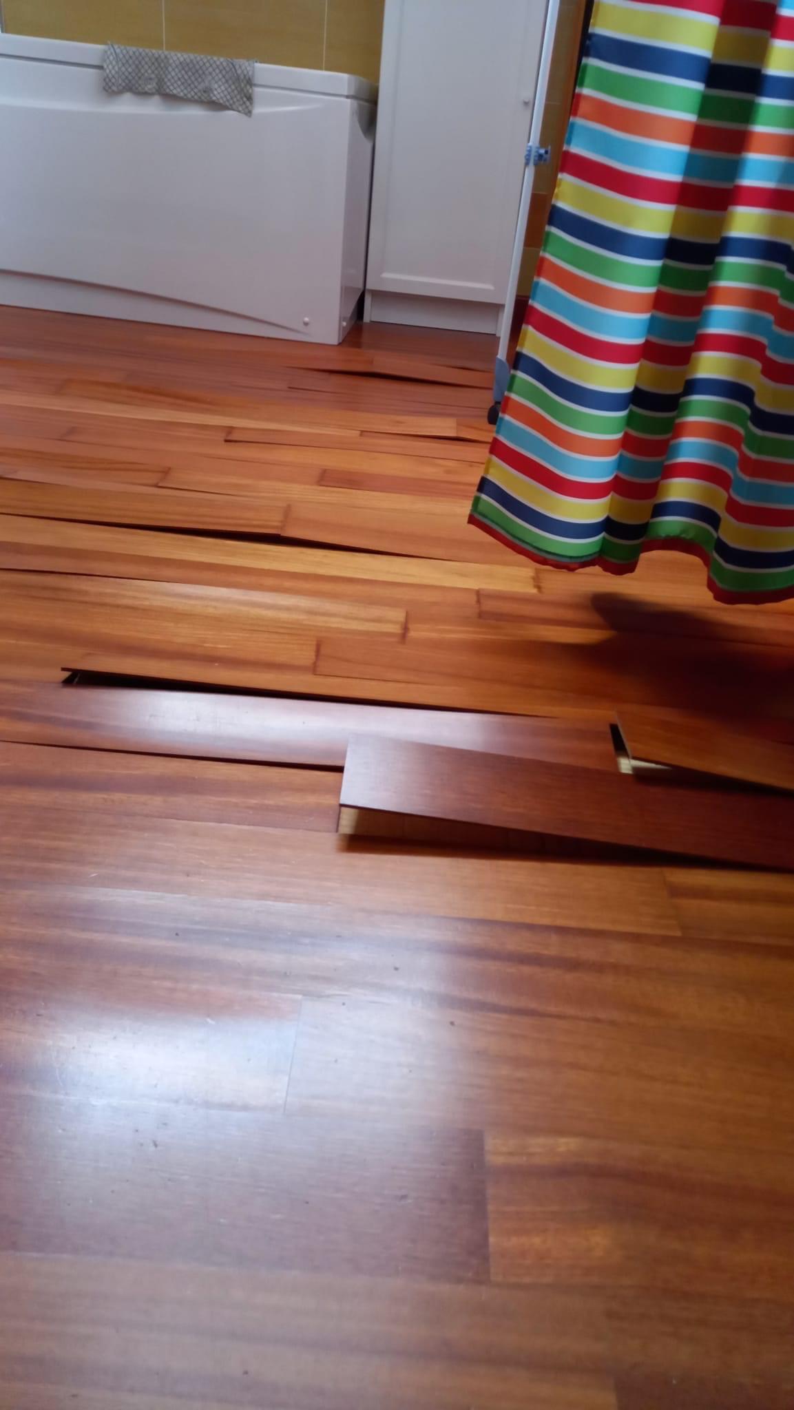 Umidità e delaminazione del parquet